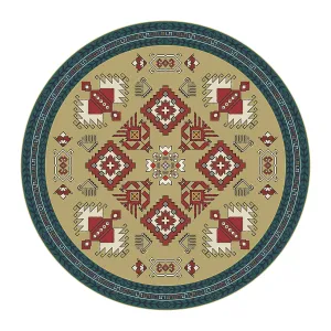 Traditional Georgian round decorative element