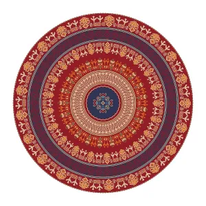 Traditional Georgian round decorative element