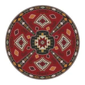 Traditional Kilim round decorative element