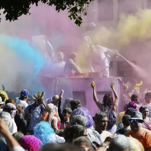 The traditional powder festival is an integral part of the carnival on La Palma The traditional powder festival is an integral part of the carnival on La Palma