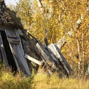 Traditional Sami hut, Mittadalen