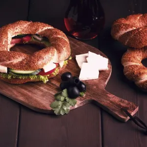 Traditional Turkish bagel simit