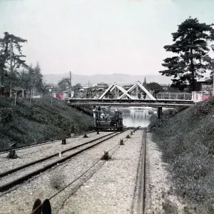 Transport train, unknown location, Japan, Asia