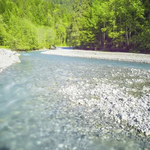Trettach, Trettachtal near Oberstdorf Trettach, Trettachtal near Oberstdorf