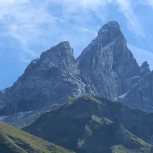 Trettachspitze, view from Einoedsbach Trettachspitze, view from Einoedsbach