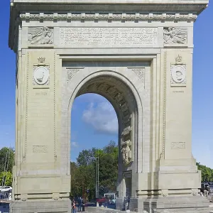 Triumphal arch, Bucharest, Romania