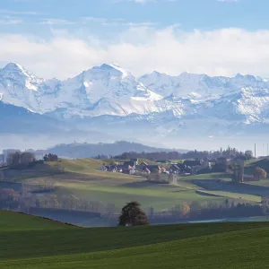 Triumvirate, Alps, Bernese Oberland Triumvirate, Alps, Bernese Oberland