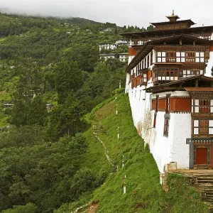 Trongsa Dzong, Trongsa District, Bhutan, Asia Trongsa Dzong, Trongsa District, Bhutan, Asia