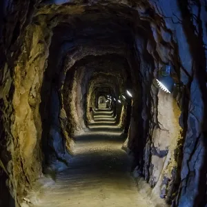 The Tunnels of Gibraltar in the Rock Mountain Print The Tunnels of Gibraltar in the Rock Mountain Print