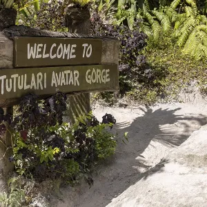Tutulari Avatar Gorge Sandstone Entrance Sign Print
