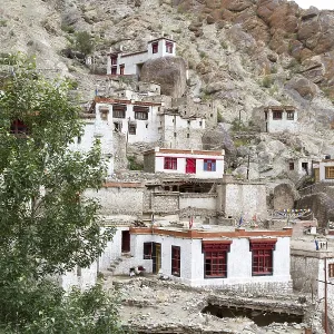 Typical houses in Ladakh, northern India Typical houses in Ladakh, northern India