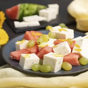 Vegetarian salad with watermelon Vegetarian salad with watermelon