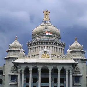 Vidhana Soudha built in 1956, Bangalore, Karnataka, India, Asia Vidhana Soudha built in 1956, Bangalore, Karnataka, India, Asia