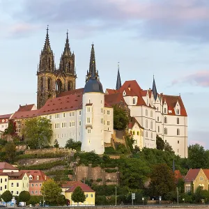 View of Albretsburg Castle and Meissen Cathedral