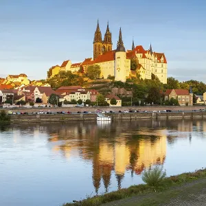 View of Albretsburg Castle and Meissen Cathedral