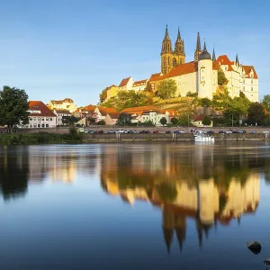 View of Albretsburg Castle and Meissen Cathedral