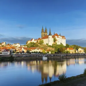 View of Albretsburg Castle and Meissen Cathedral
