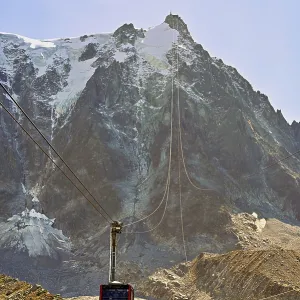 Chamonix-Mont-Blanc Cable Car Print
