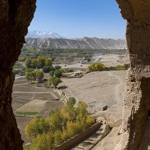 View over Bamyan from the Big Buddhas View over Bamyan from the Big Buddhas
