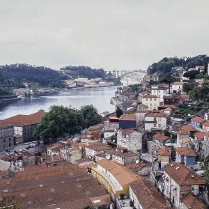 View of the Douro from Jardim João Chagas Print, Porto, Portugal