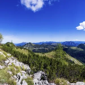 View from Egelseehorndl into the Osterhorn Group View from Egelseehorndl into the Osterhorn Group