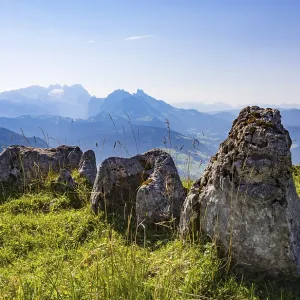 View from the Einberg to the Dachstein massif View from the Einberg to the Dachstein massif