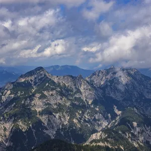 View from Gamsfeld to Rinnkogel and Rettenkogel