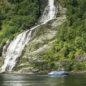 View of the Geirangerfjord in Norway
