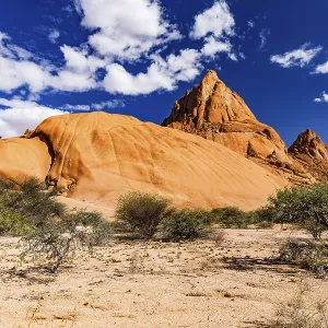 View of the impressive Spitzkoppe