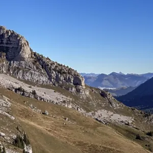 View over Karstebiet to the Tour de Famelon