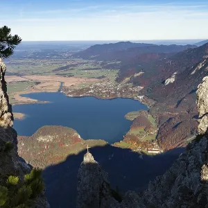 View of Lake Kochel from Herzogstand View of Lake Kochel from Herzogstand
