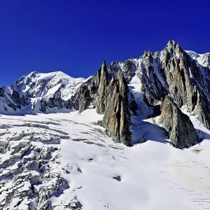 View of the Mountains Print, Chamonix-Mont-Blanc, France