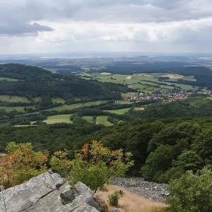 View from Mt. Milseburg towards Kleinsassen