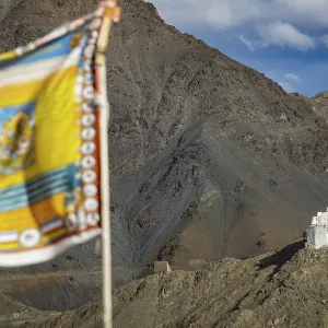View of Namgyal Tsemo Temple Print, Ladakh, India