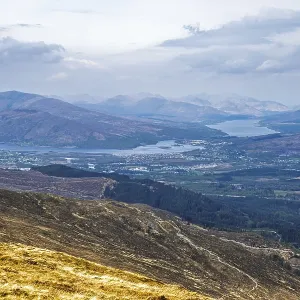 View from Nevis Range Mountains
