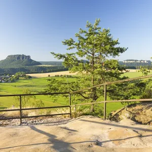View from Rauenstein to Weissig
