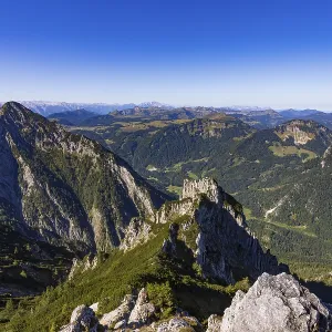 View from Rettenkogel to Rinnkogel View from Rettenkogel to Rinnkogel