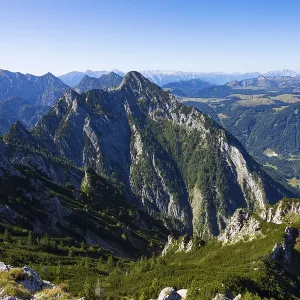 View from Rettenkogel to Rinnkogel View from Rettenkogel to Rinnkogel