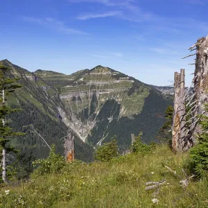 View from the summit of Wieslerhorn to Pitscherberg and Osterhorn