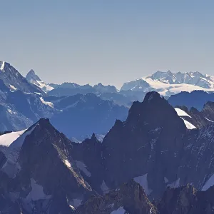 View of the Swiss Alps with the Matterhorn, Print