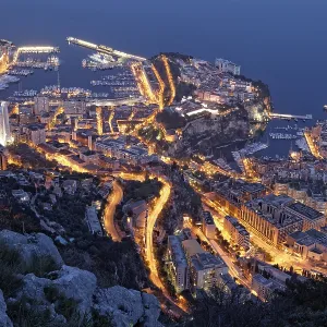 View from Tete de Chien over the Principality of Monaco View from Tete de Chien over the Principality of Monaco