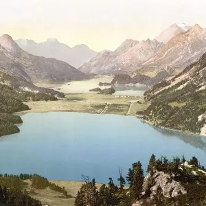 View over the upper Engadine, Upper Engadine