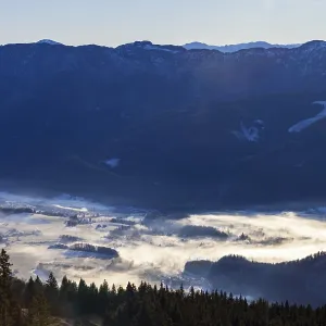 View from Vormauerstein to Strobl am Wolfgangsee