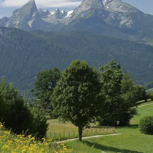 View of the Watzmann massif, Watzmann
