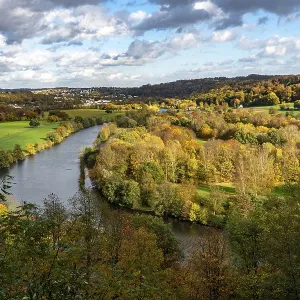 Viewpoint in the city forest of Essen-Kettwig Viewpoint in the city forest of Essen-Kettwig