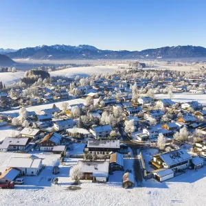 Village Greiling in winter, Toelzer Land Village Greiling in winter, Toelzer Land