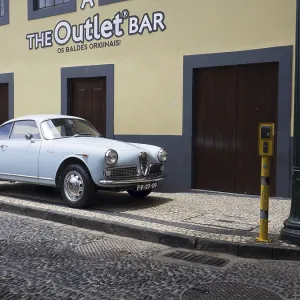 Vintage Alfa Romeo Giulietta Sprint 1961 in Funchal Madeira Portugal