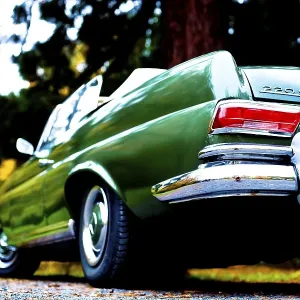 Vintage car, MB 220 SE Cabriolet, built in 1964