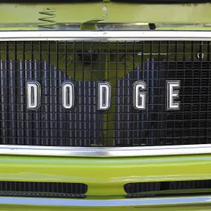 Front detail of a vintage car, Province of Quebec