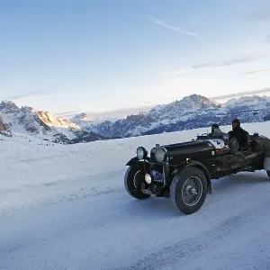 Vintage car rally, WinterRAID 2013